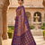 Onion pink patola silk saree with zari weaving meenakari patola design