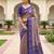 Onion pink patola silk saree with zari weaving meenakari patola design