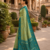 Green patola silk saree with zari weaving meenakari patola design