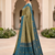 Green patola silk saree with zari weaving meenakari patola design