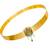 Gold plated temple design waist belt