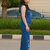 Beautiful blue cord set with embroidredpant