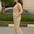 Beautiful beize cord set with embroidredpant