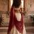Elegance Creame Red Chex with Zari Weaving Work Poli Cotton Indian Designer Wedding Lehenga Choli