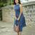 Beautiful blue cord set