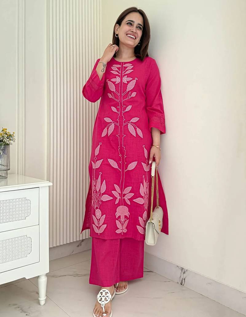 Beautiful pink cord set