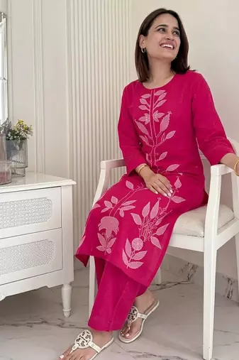Beautiful pink cord set