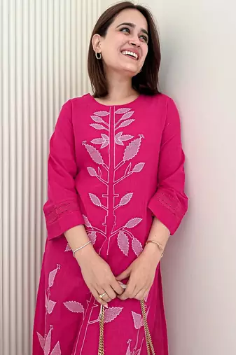 Beautiful pink cord set