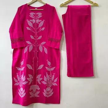 Beautiful pink cord set 5