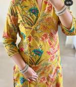Beautiful printed kurta with pant and dupatta