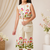 Girls cotton printed sleeveless crop top and culotte pant set
