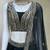 Glamorous Black Zari and Sequins Embroidered Faux Georgette Indian Designer Wedding Party wear Lehenga choli