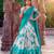 Floral Printed Dola Chex Lehenga Choli with Zari Weaving Border and Sequins Embroidered Dupatta