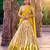 Floral Printed Dola Chex Lehenga Choli with Zari Weaving Border and Sequins Embroidered Dupatta