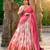 Floral Printed Dola Chex Lehenga Choli with Zari Weaving Border and Sequins Embroidered Dupatta