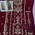 Red faux georgette salwar suit 