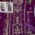 Purple faux georgette salwar suit 