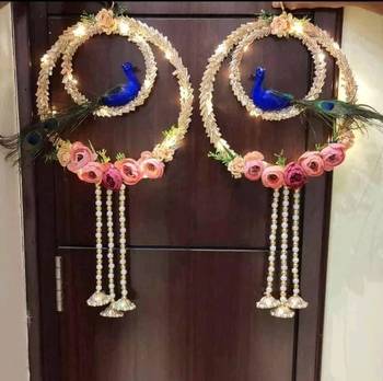 Beautiful Peacock Hanging Diwali Toran Peacock Hanging for Door Traditional Hanging(Pack of 2) (Small34) 1