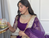 Elegance Purple Zari and Sequins Embroidered Indian Designer Wedding Lehenga Choli