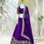 Elegance Purple Zari and Sequins Embroidered Indian Designer Wedding Lehenga Choli
