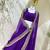 Elegance Purple Zari and Sequins Embroidered Indian Designer Wedding Lehenga Choli