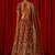 Women’s Semi-Stitched Orange Fandy Silk Zari & Sequin Embroidered Lehenga Choli with Fandy Silk Dupatta