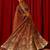 Women’s Semi-Stitched Orange Fandy Silk Zari & Sequin Embroidered Lehenga Choli with Fandy Silk Dupatta