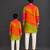 Multicolor printed cotton silk Men Kurta Set