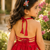 Girls Embroidered Ready to Wear Lehenga & Choli - Red