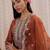 Ethnic motifs embroidered regular gotta patti kurta with trouser & dupatta