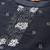 Women navy blue printed pleated beads and stones kurta with sharara