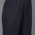 Women navy blue printed pleated beads and stones kurta with sharara