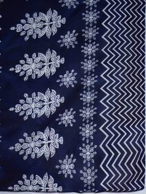 Ethnic motifs printed thread work straight kurta with trousers & dupatta 4