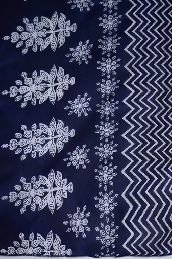 Ethnic motifs printed thread work straight kurta with trousers & dupatta