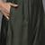 Women green yoke design embroidered liva kurta with palazzos & dupatta