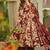 Red  maslin cotton digital print anarkali suit set