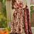Red  maslin cotton digital print anarkali suit set