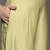 Women green floral printed liva kurta with palazzos & with dupatta