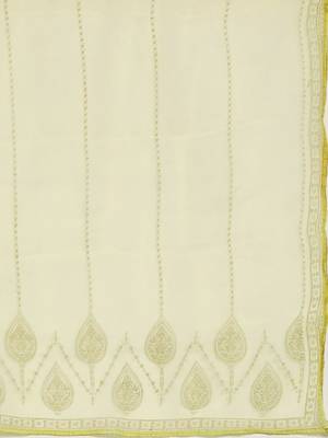 Women green floral printed liva kurta with palazzos & with dupatta 4
