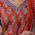 Women rust ethnic motifs printed regular pure cotton kurta with trousers & with dupatta