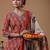 Women rust ethnic motifs printed regular pure cotton kurta with trousers & with dupatta