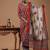 Women rust ethnic motifs printed regular pure cotton kurta with trousers & with dupatta