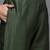 Women green sequinned liva kurta with palazzos & with dupatta