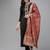 Embroidered sequinned kurta with trousers & dupatta
