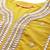 Women ethnic motifs embroidered gotta patti kurta with trousers & dupatta