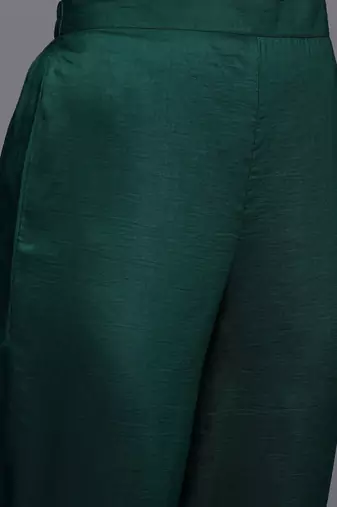 Women ethnic motifs embroidered gotta patti kurta with trousers & dupatta