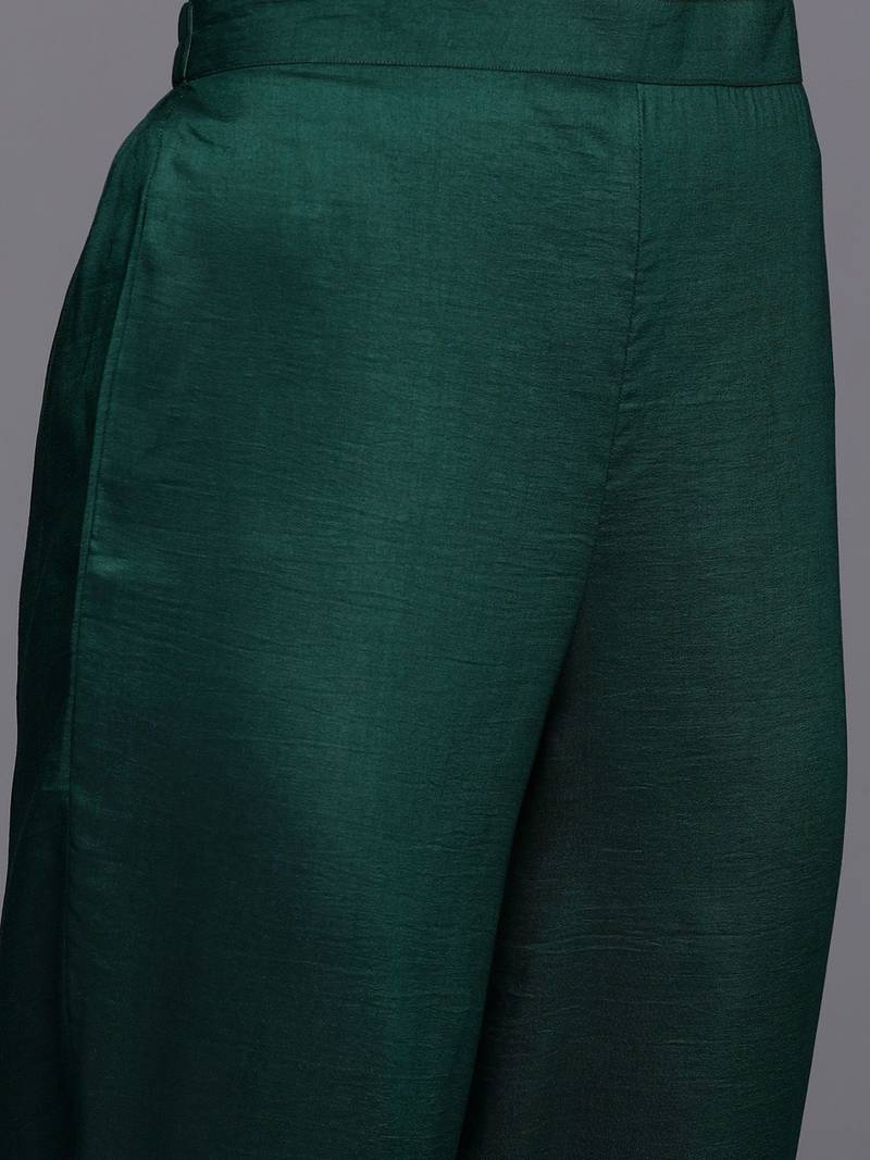 Women ethnic motifs embroidered gotta patti kurta with trousers & dupatta