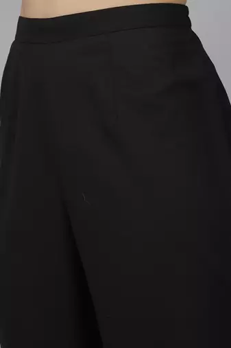 Embroidered sequinned kurta with trousers & dupatta