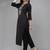 Embroidered sequinned kurta with trousers & dupatta