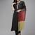 Women round neck embroidered liva kurta & trousers with dupatta